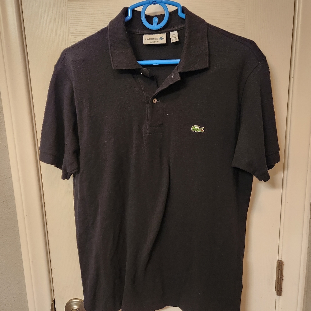 Lacoste Black Polo Shirt